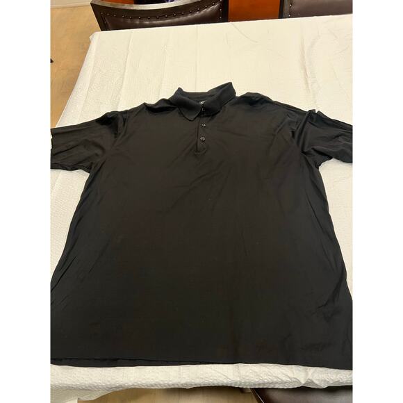Hugo Boss black collar t shirt XXL men - Picture 6 of 8